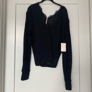 NEW - Black Free People Sweater - L.
